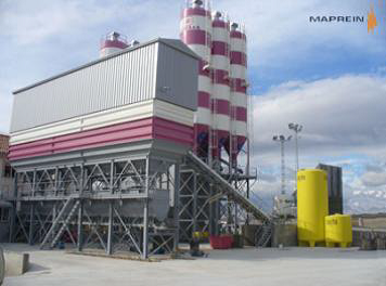 Фото 2. Стационарный бетонный завод Maprein Madrid CHM 500 - 20 m3/ч Испания