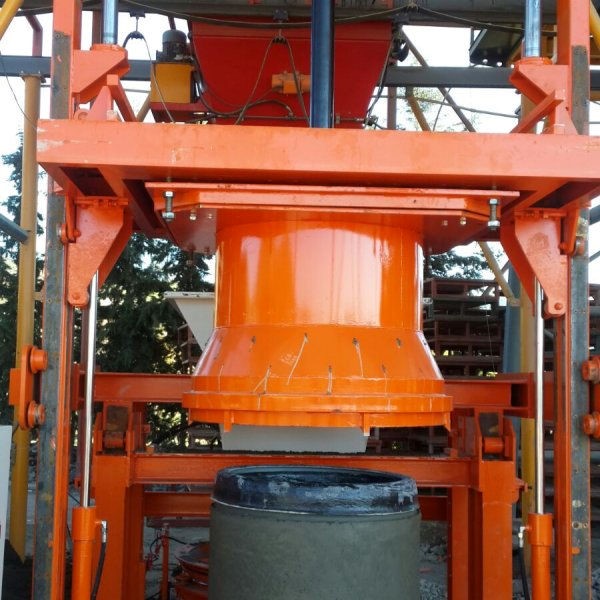 Фото 8. Оборудование для производства бетонных колец Ø800 мм – Ø1200 мм